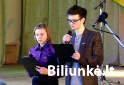 J. Biliūno gimnazija minėjo Lietuvos valstybės atkūrimo dieną